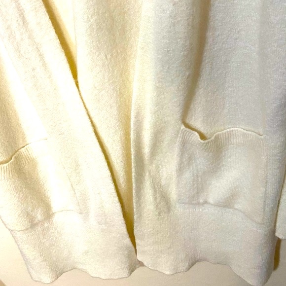 MADEWELL Kent Open Front Cardigan Sweater Antique Cream Women’s Sz XXS - Picture 6 of 8